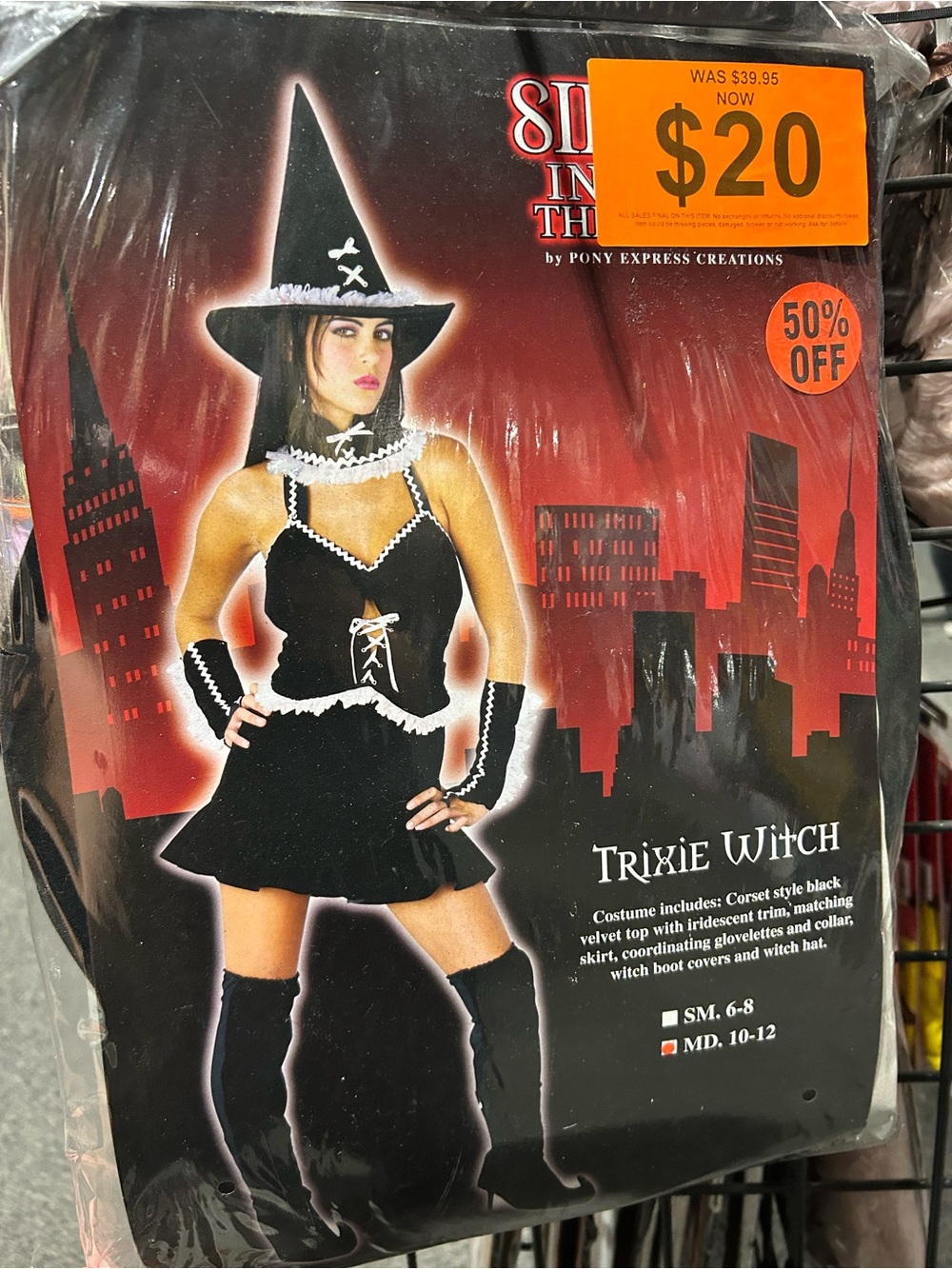 Trixie Witch Women's Black Halloween Costume by